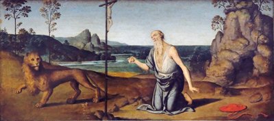 Saint Jerome in the Desert by Lo Spagna